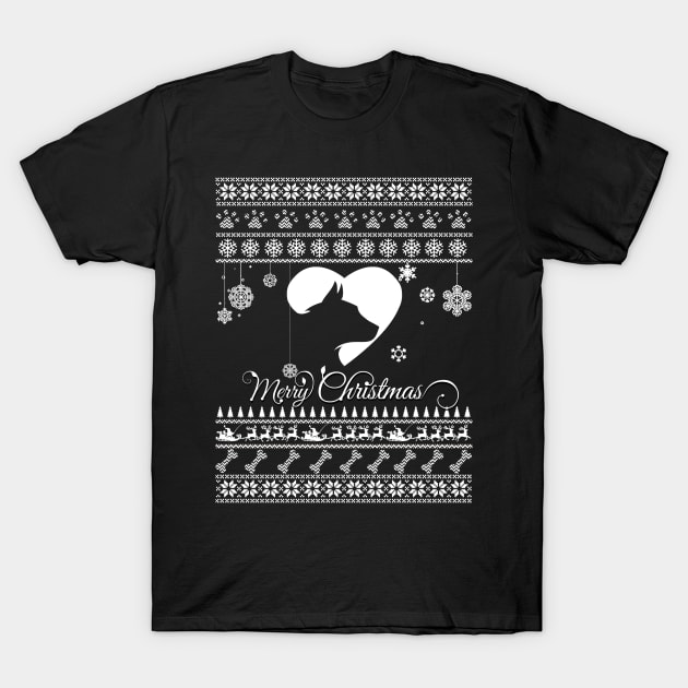 Merry Christmas DOG T-Shirt by irenaalison